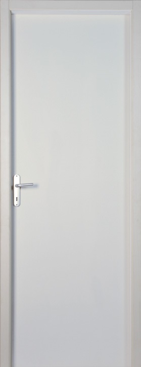 Bloc-porte à recouvrement ISOPRO - Poussant droite - 93 x 204 cm